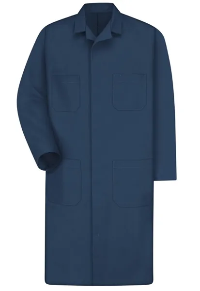 Red Kap - Men's Navy Shop Coat. KT30NV