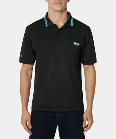 Robert Graham Finish Line Short Sleeve Polo