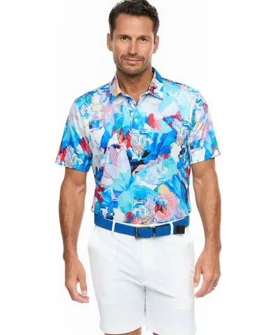 Robert Graham Wildflower Short Sleeve Polo