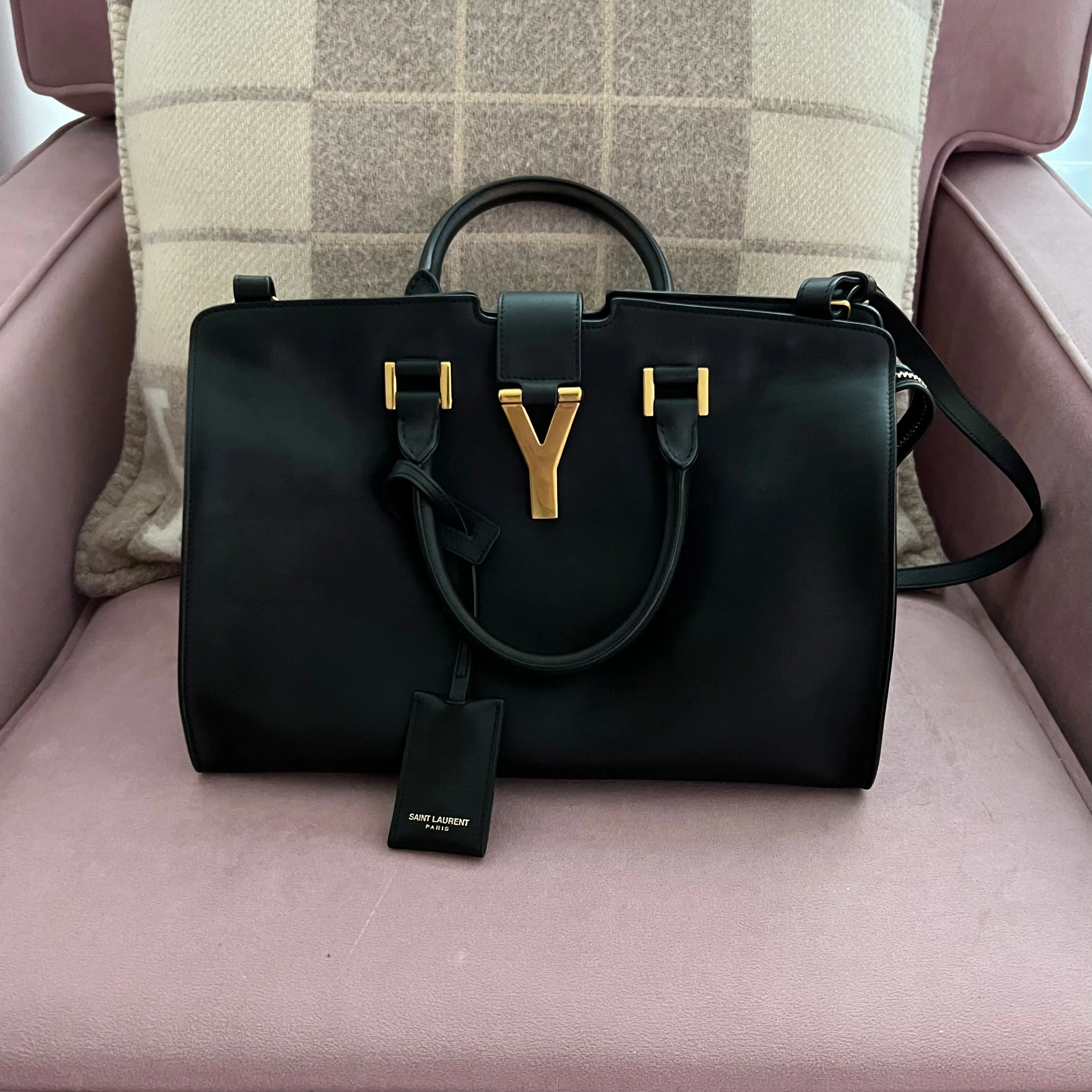 Saint Laurent Y Ligne Cabas Bag