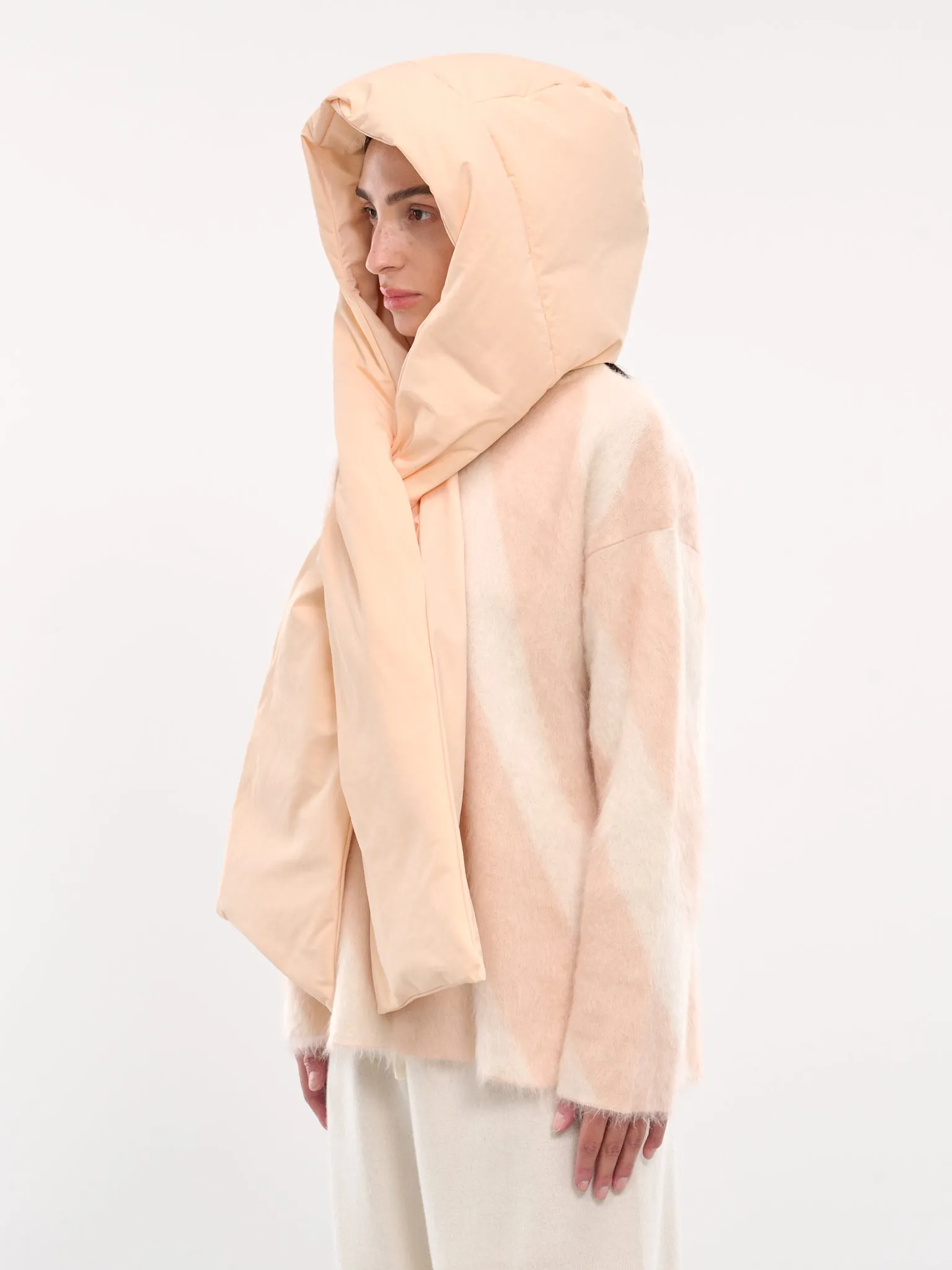 Scarf Hood (J40TE0128-J70008-PEACH)