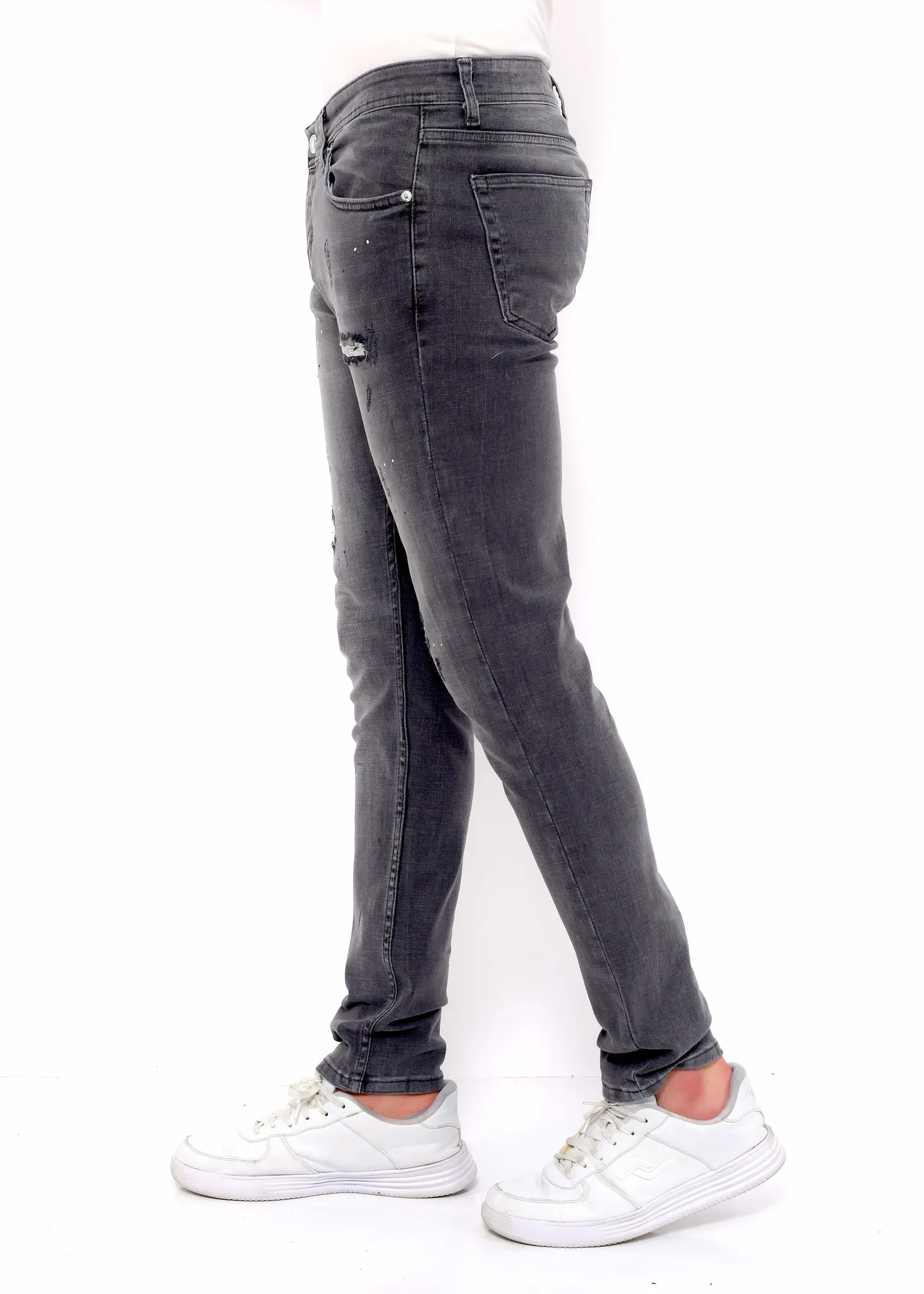 Slim Fit Jeans Men With Rips | NEW |