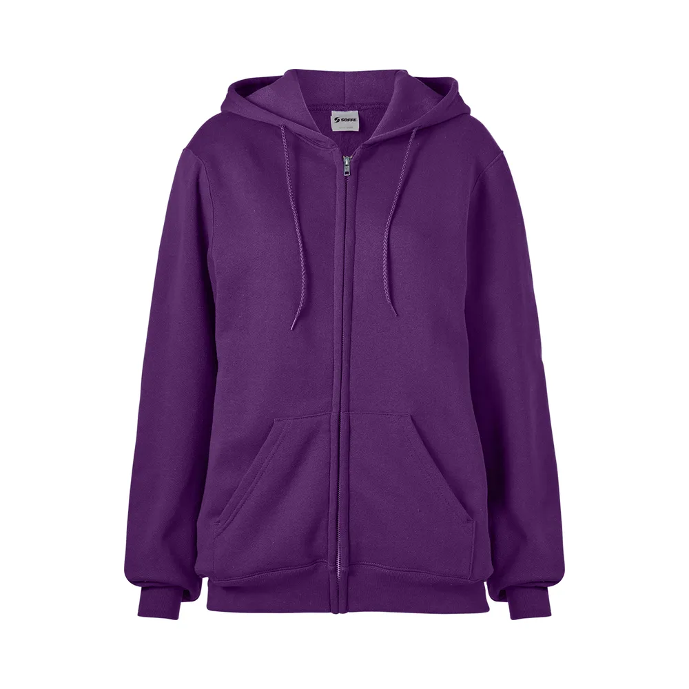 Soffe 9377 9 Oz Flc Zip Hood SKU: 9377