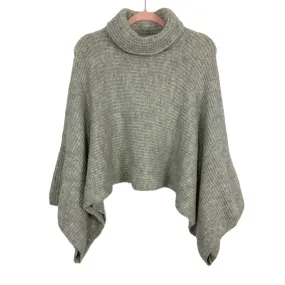 Sole Society Grey Turtleneck Sweater Cape- ~Size S/M (see notes)