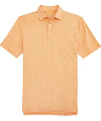 Southern Tide Men's Space Dye Gameday Polo In Rocky Top Orange