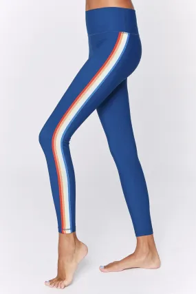 Spiritual Gangster 7/8 Rainbow Stripe Active Legging