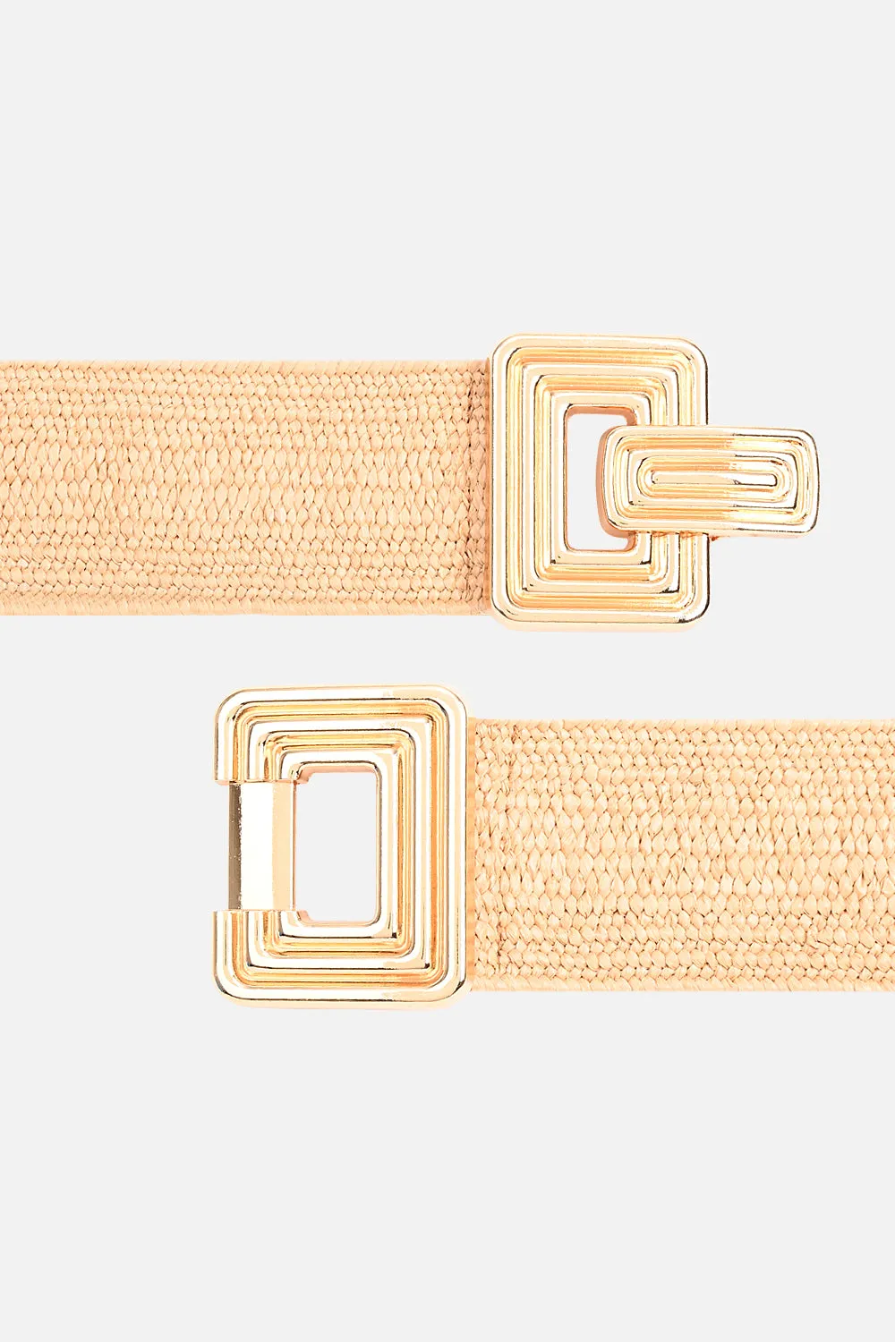 Statement Buckle Summer Belt