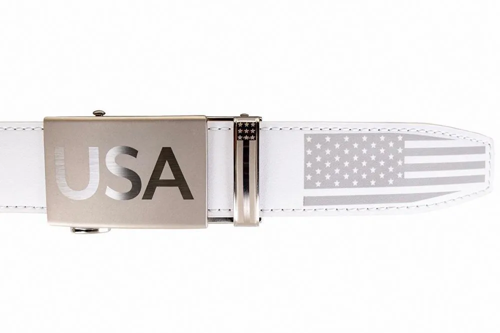 Super Patriot White, 1 3/8 Strap, Dress Belt