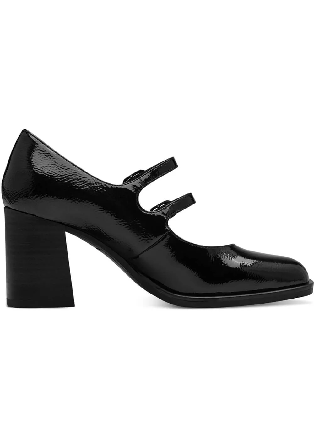 Tamaris Connie Patent 60's Pumps Black