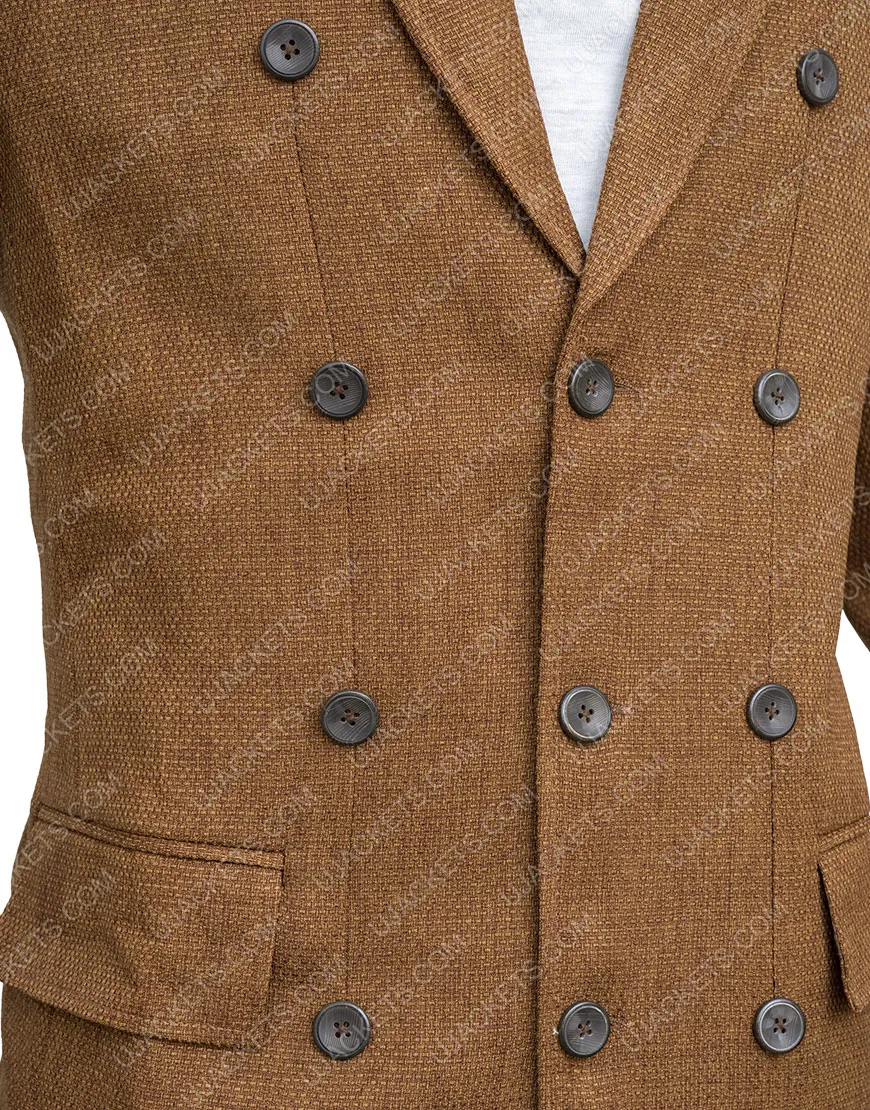 Tenth Doctor Who Long Coat | David Tennant Brown Wool Coat | 40%OFF!