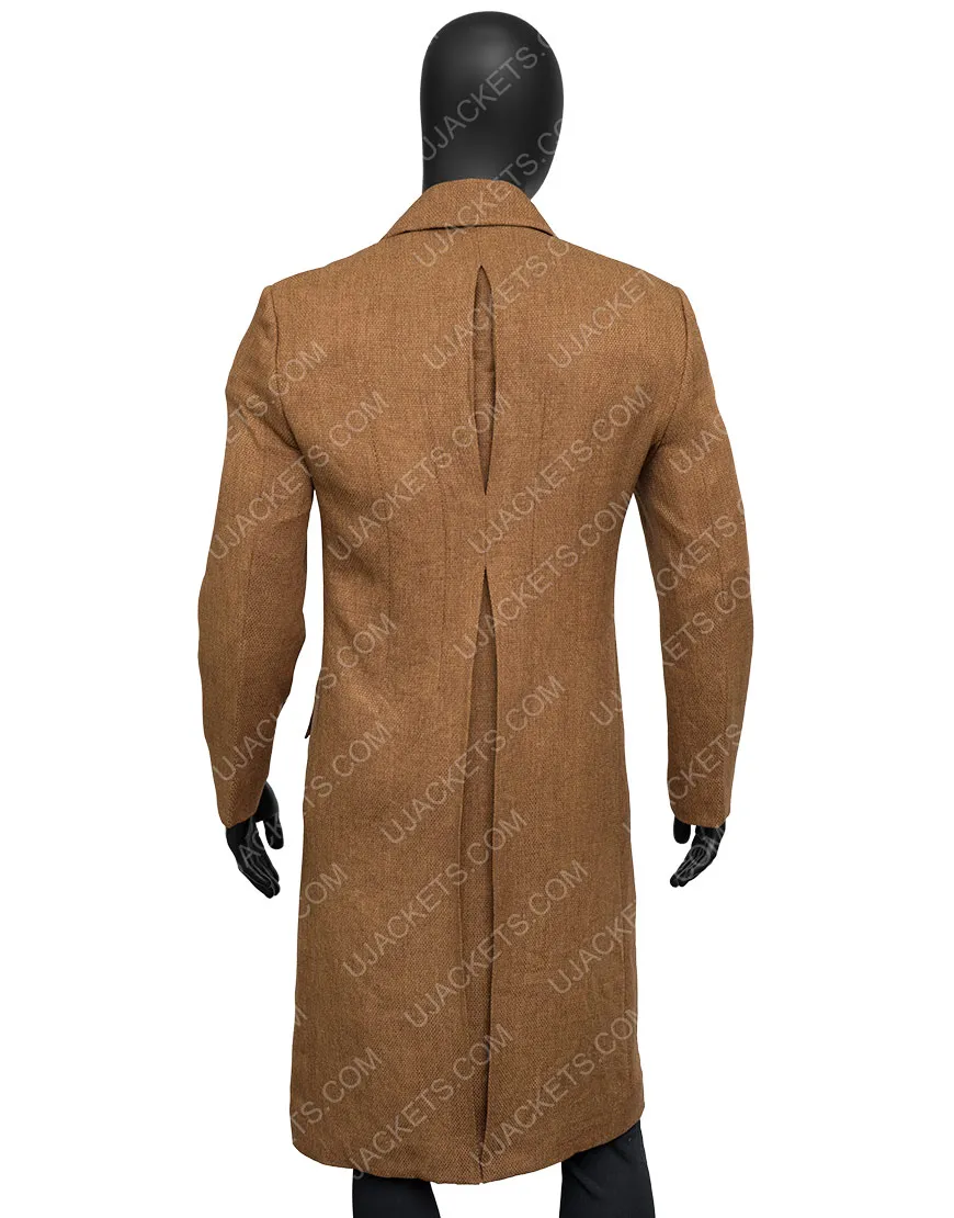 Tenth Doctor Who Long Coat | David Tennant Brown Wool Coat | 40%OFF!