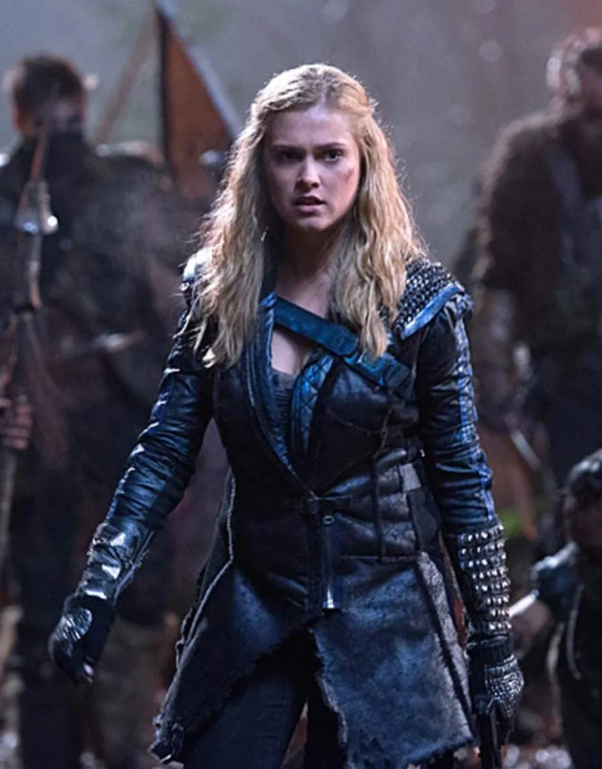 The 100 Eliza Taylor Leather Coat