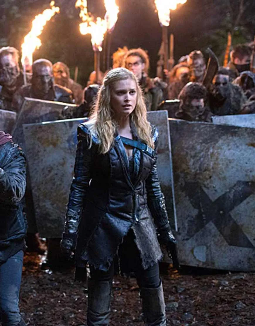 The 100 Eliza Taylor Leather Coat