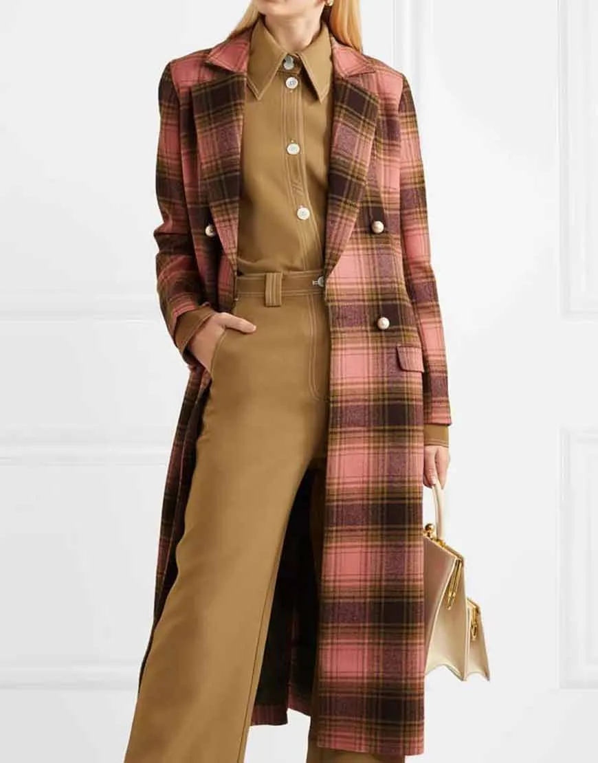 The Duchess Katherine Plaid Coat | Ryan Brown Trench Coat |Ujackets