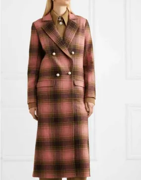 The Duchess Katherine Plaid Coat | Ryan Brown Trench Coat |Ujackets