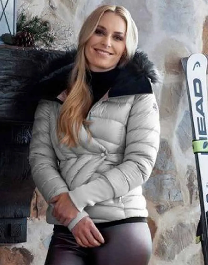 The Pack Lindsey Vonn Hooded Jacket | Ujackets.com - 40% OFF