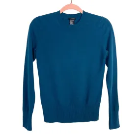 Theory Teal 100% Cashmere Sweater-Size S