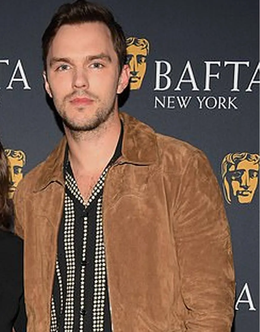 Tolkien Nicholas Hoult Suede Jacket