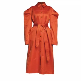 		Trench antoinette orange dress	