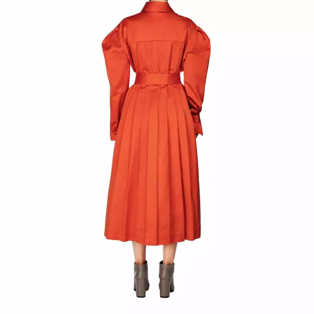 		Trench antoinette orange dress	