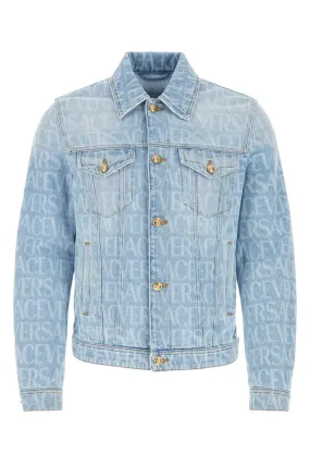 Versace Printed Denim Jacket