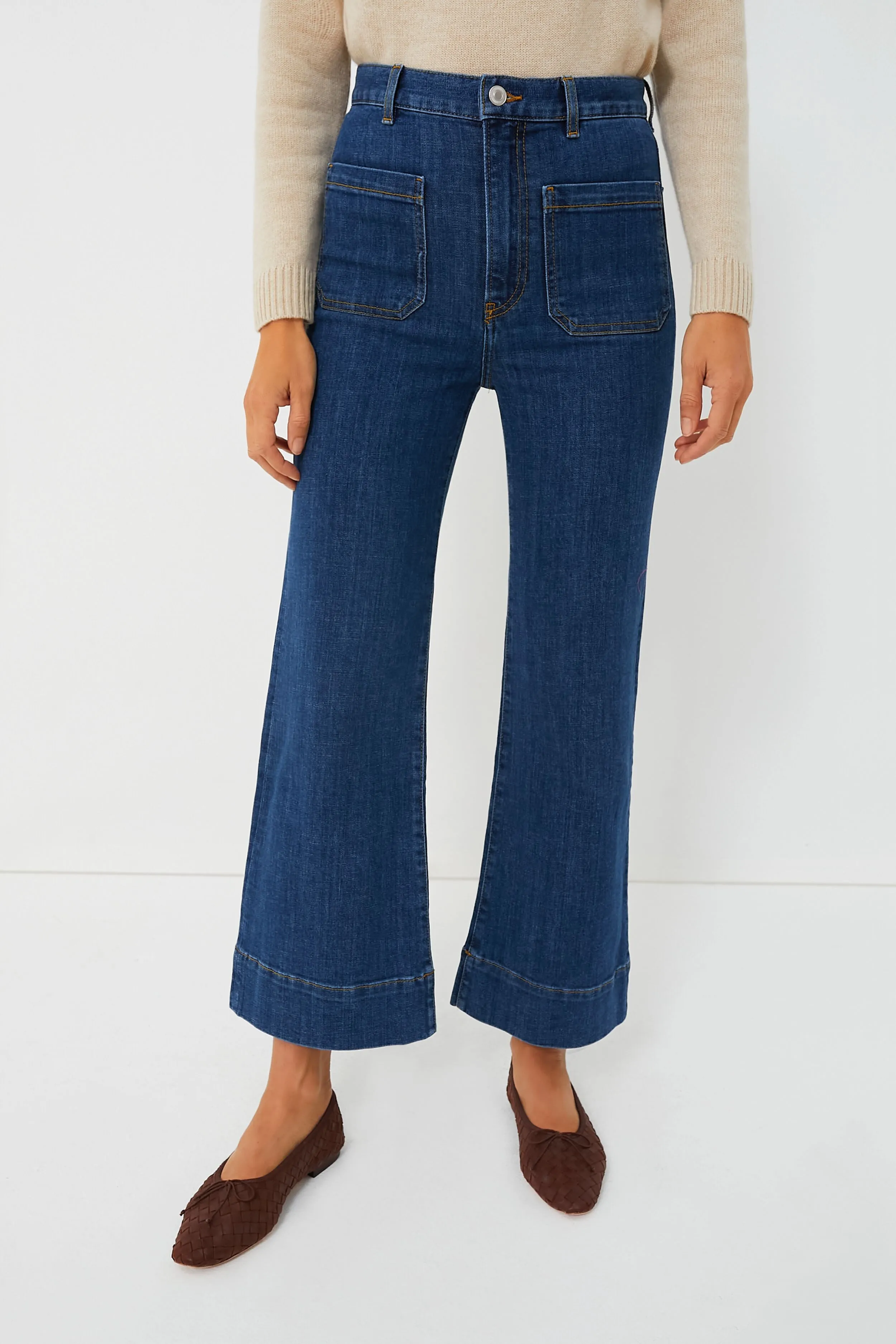 Vintage 95 St. Monica Cropped Jeans