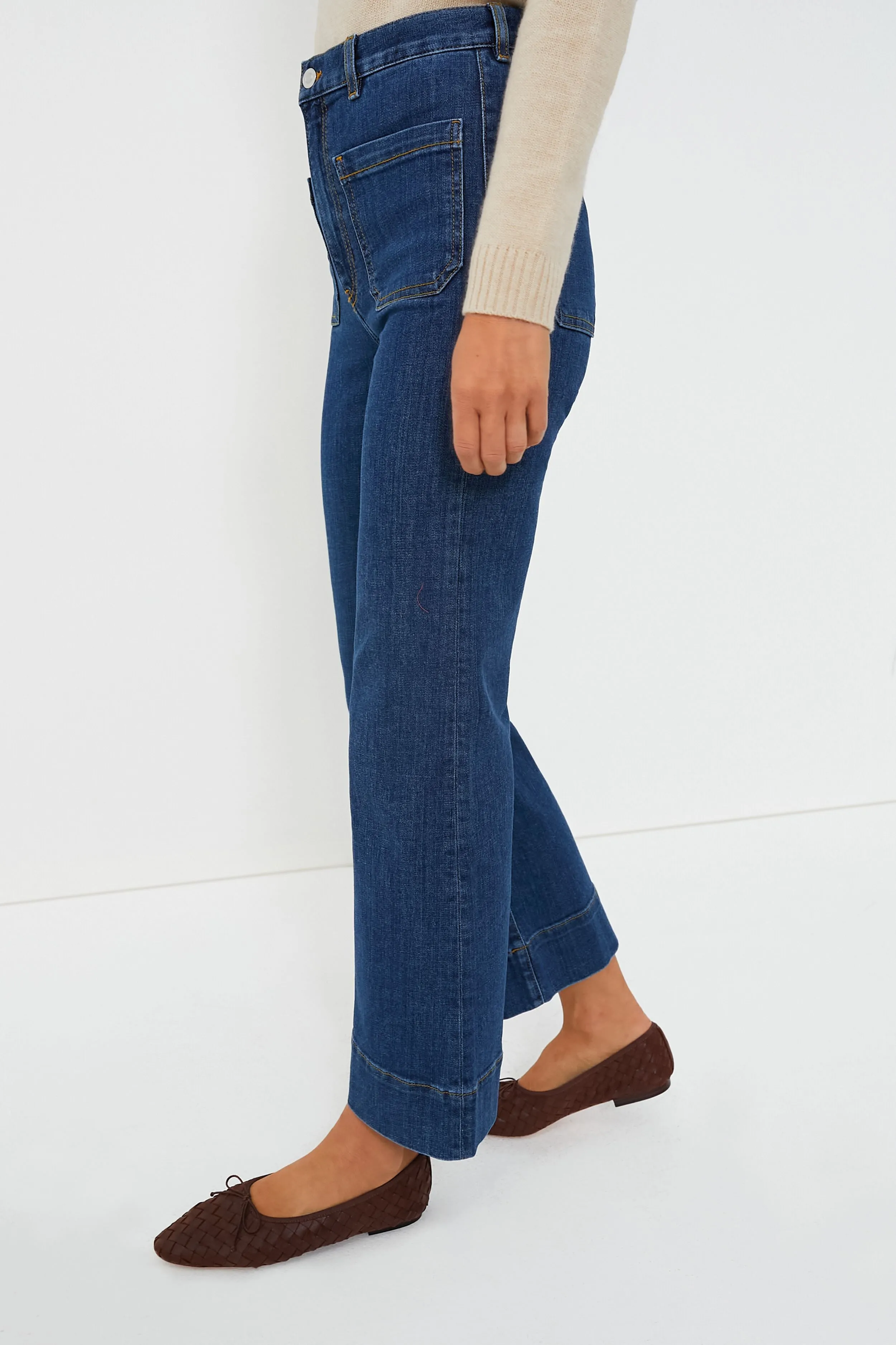 Vintage 95 St. Monica Cropped Jeans