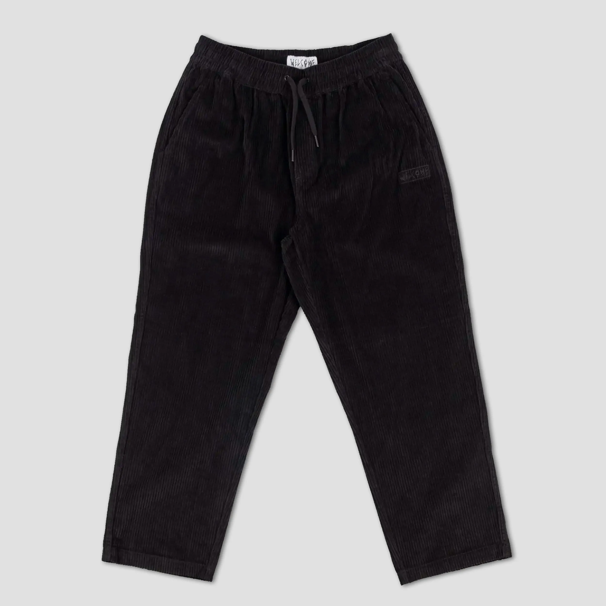 Welcome Hydra Corduroy Elastic Pant Black