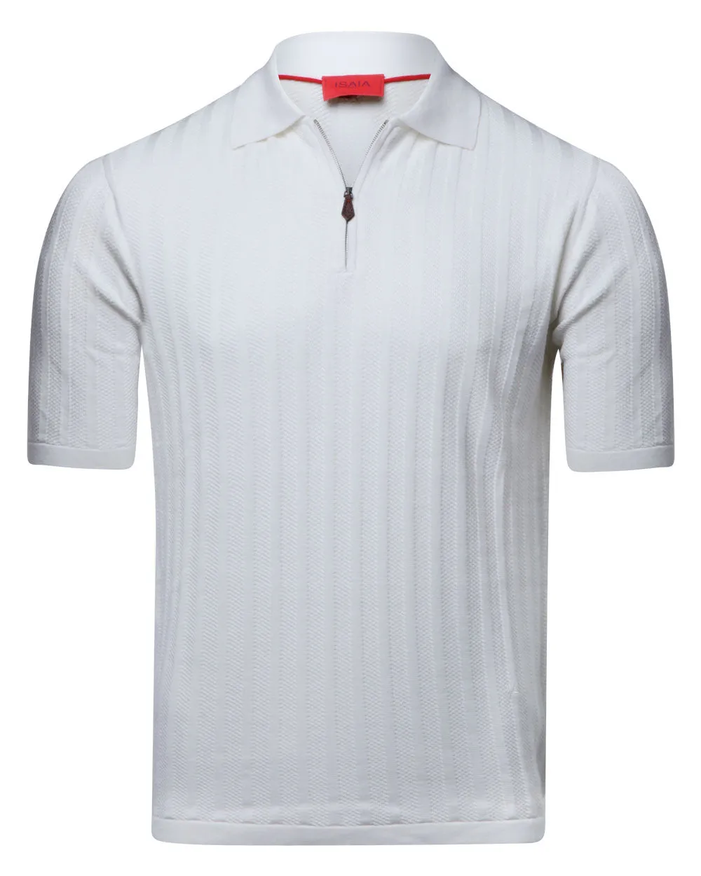 White Short Sleeve Polo