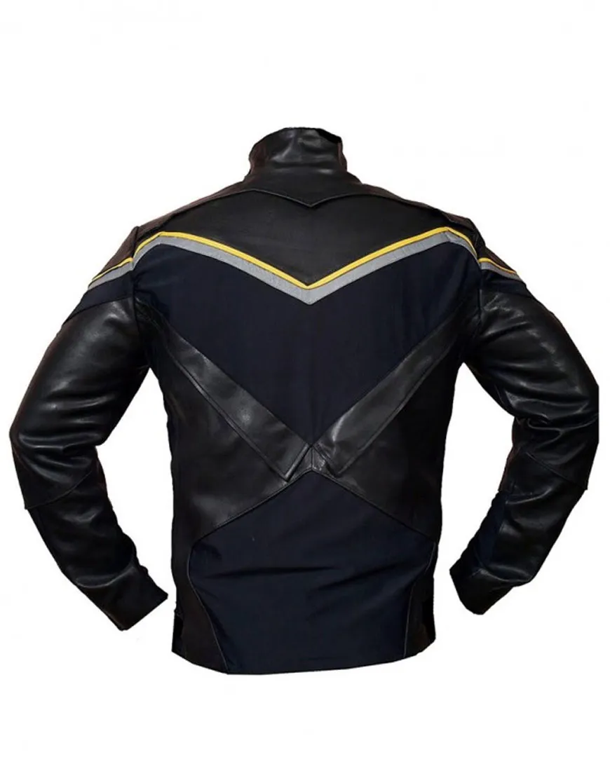 Will Smith John Hancock Black Leather Biker Jacket - Ujackets