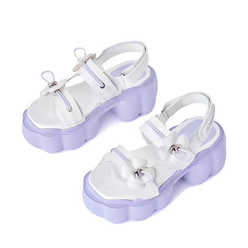 Women Velcro Platform Sandals 