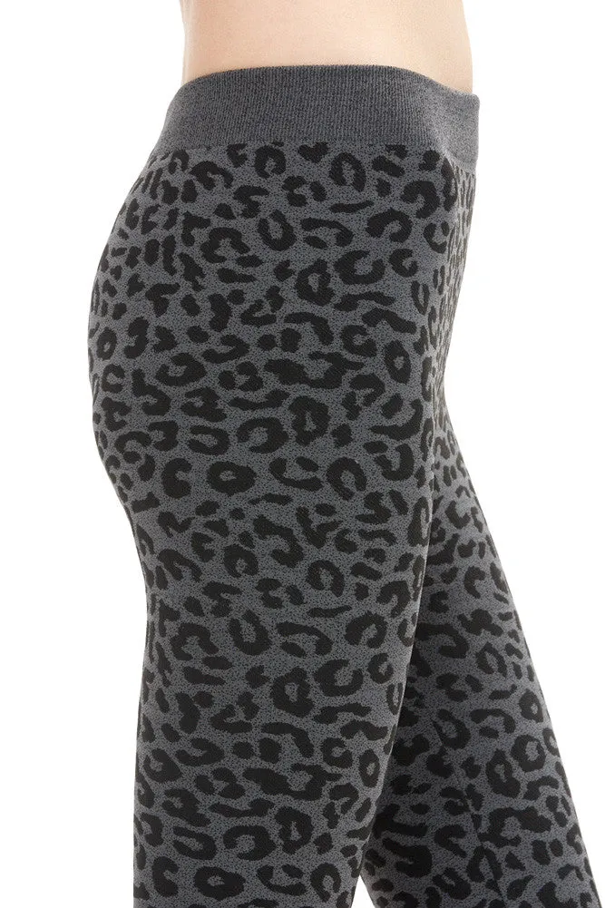 Women's Regular Leopard Fleece Leggings