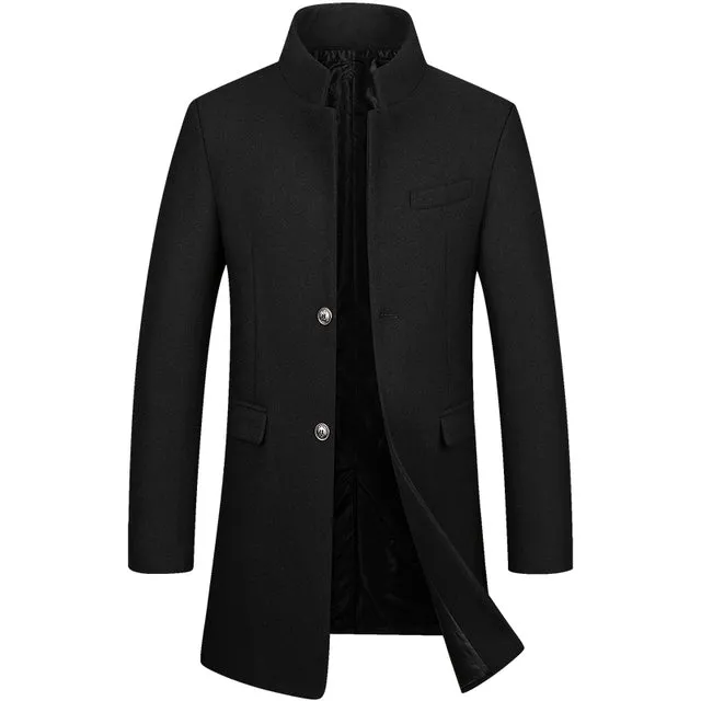 Xituodai Men Coat Winter,Mens Peacoat,Mens Cashmere,Men Wool Coat,Wool Coat Men,Men Woolen Overcoat,Mens Coat,Winter Wool Coat M