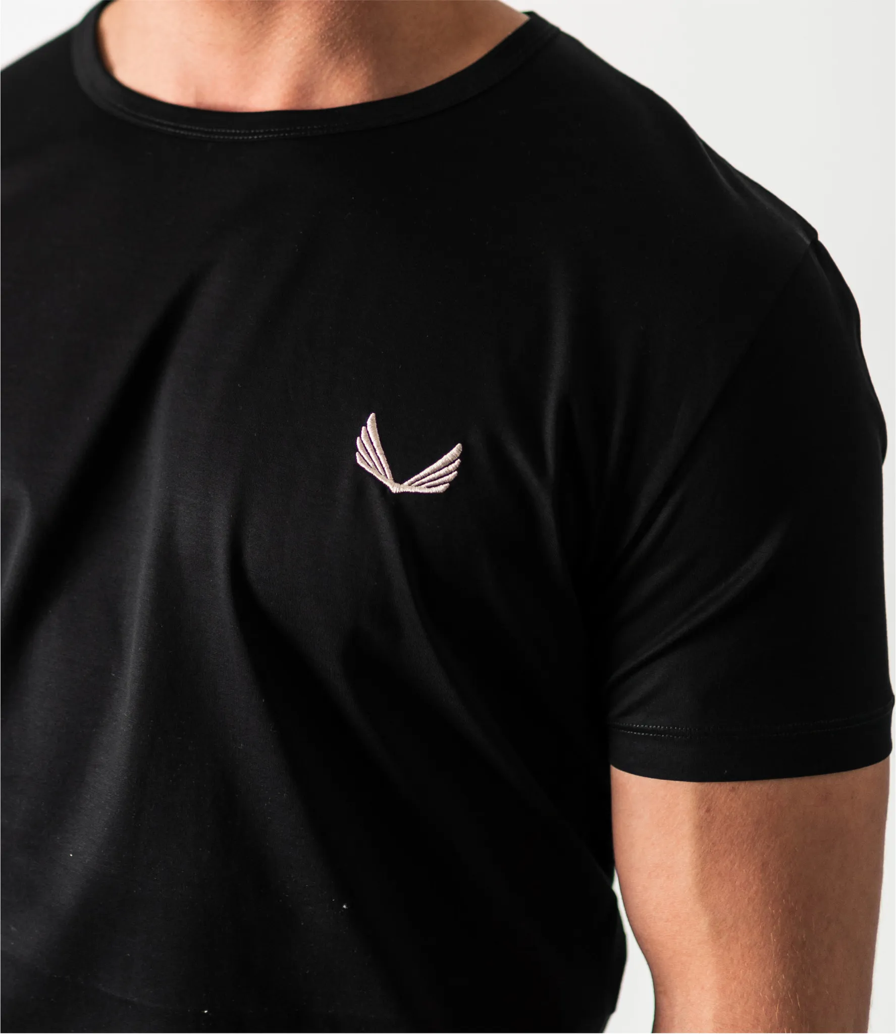 Zumo Slim Fit T-shirts HILLSBORO-LOGO Black