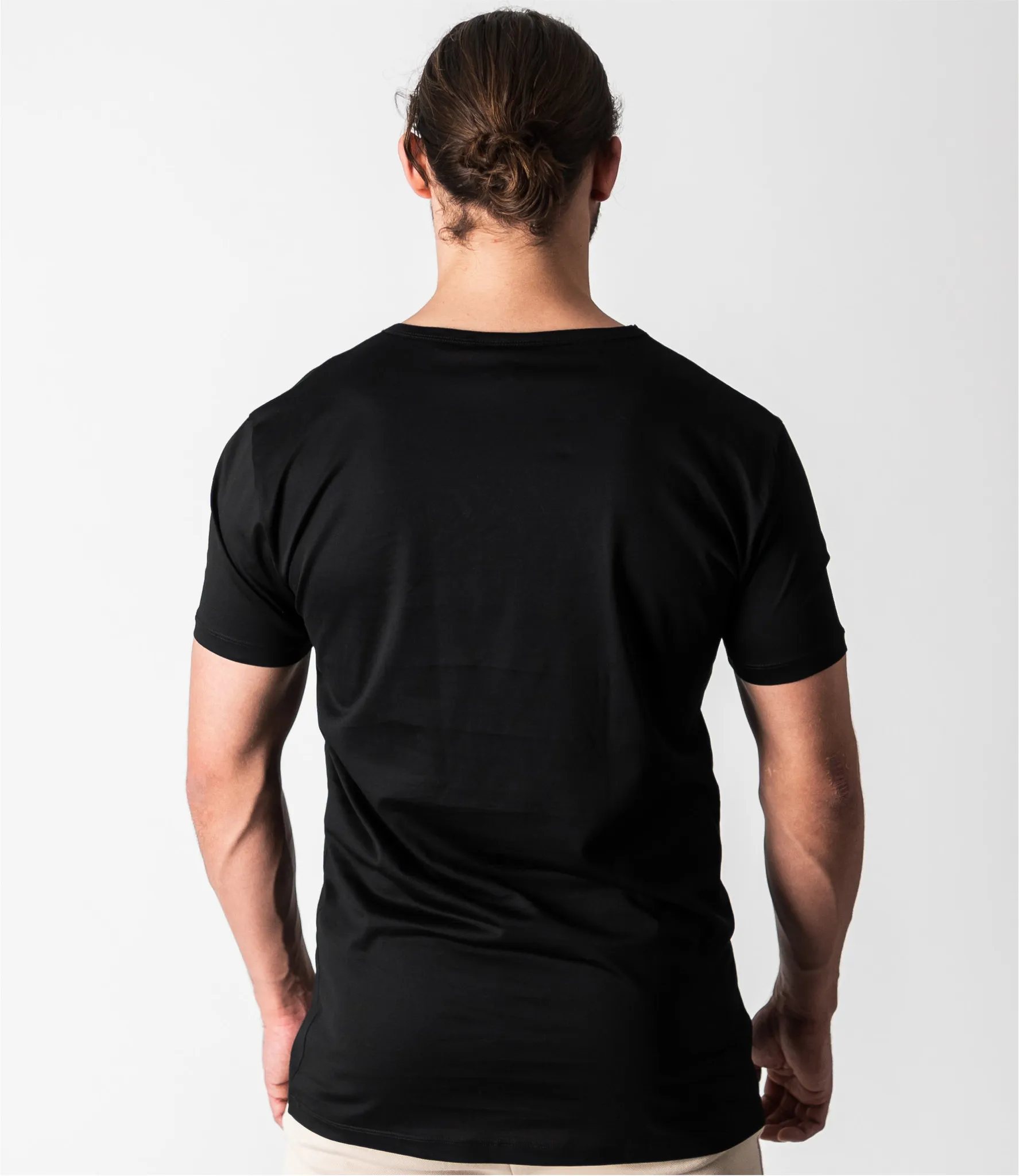 Zumo Slim Fit T-shirts HILLSBORO-LOGO Black